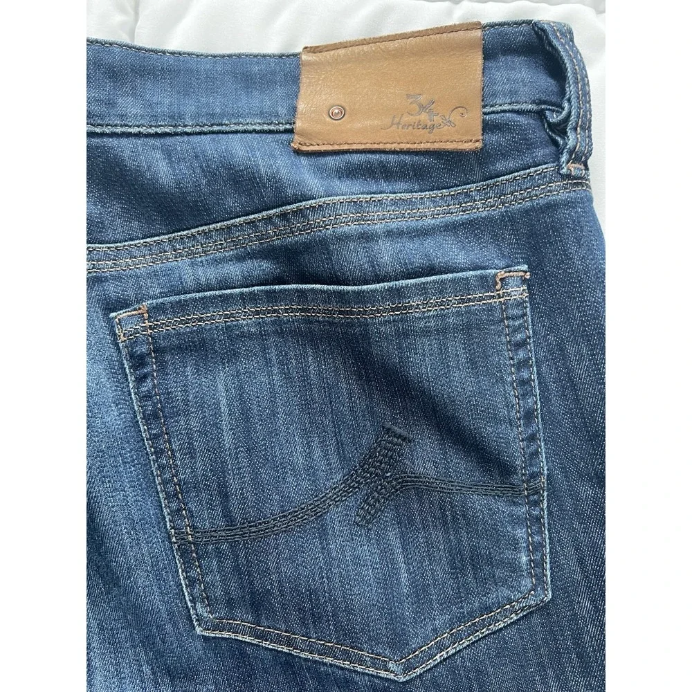 34 Heritage Courage Jeans 36x34 Mid Rise Straight Medium Dark Wash (139)